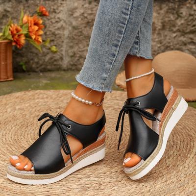 Вечерние босоножки на каблуке «рыбий рот»