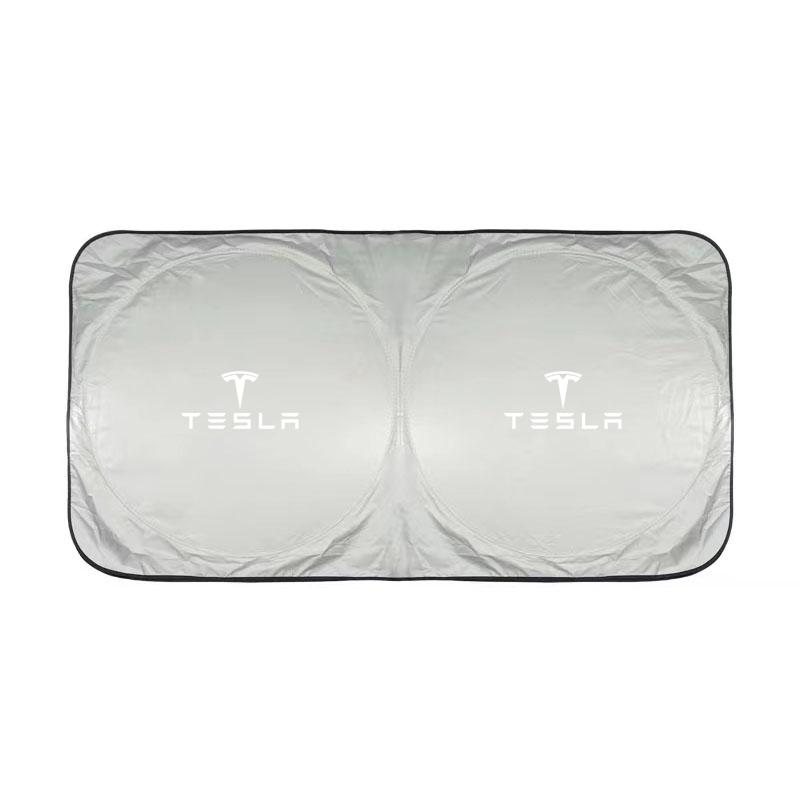 Car Windshield Sun Visor UV Sunshade Protection Shield Accessories For Tesla Model-Y Model-3 Model-X Model-S Cybertruck Roadster