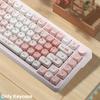 134 клавиши PBT Японский профиль MOA Сакура Розовые сублимированные колпачки для механической игровой клавиатуры с переключателями MX, Тема, 5-сторонняя