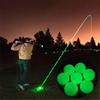 10pcs Luminous Night Golf Ball Bright Luminous Balls Glow in The Dark Fluorescent Golf Ball for Training Hitting Practice