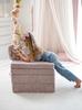 Montessori Standard Corduroy Mini Play Sofa Light Pink