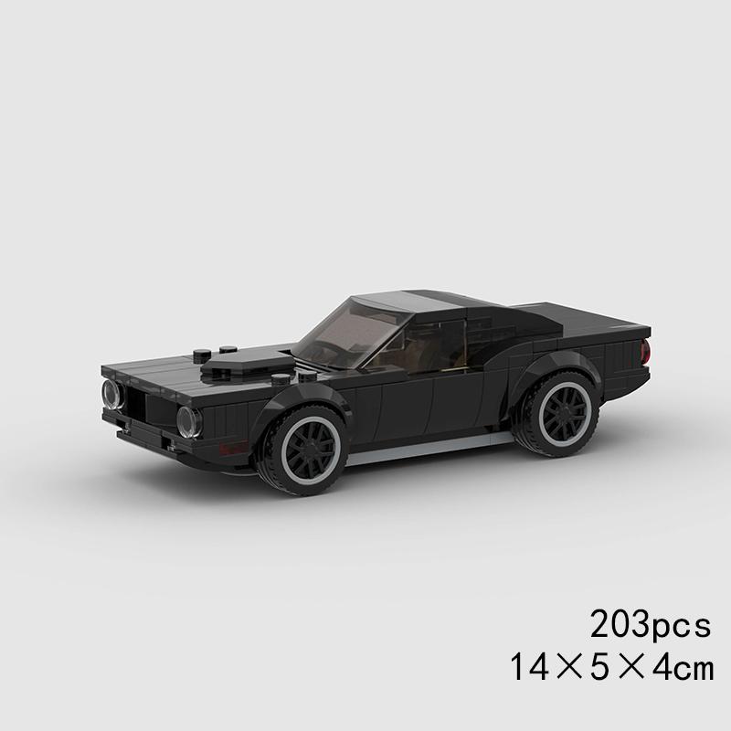 1967 Plymouth Barracuda MOC Скоростной Автомобиль - Технический Гоночный Автомобиль Строительные Блоки Подарок