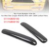 Pair Front Bumper Trim Set For Mini One Cooper R50/R52/R53 01-2004 Carbon Fibre