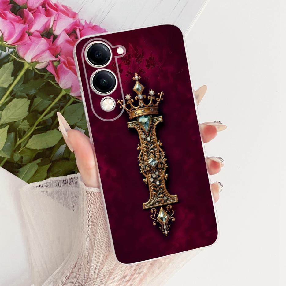 Чехол для Vivo Y04 V2430 Крутой Модный Чехол с Буквами Мягкий Силиконовый Чехол для Телефона Для Vivo Y29s Y 29s VivoY04 VivoY29s Задняя Крышка Сумки