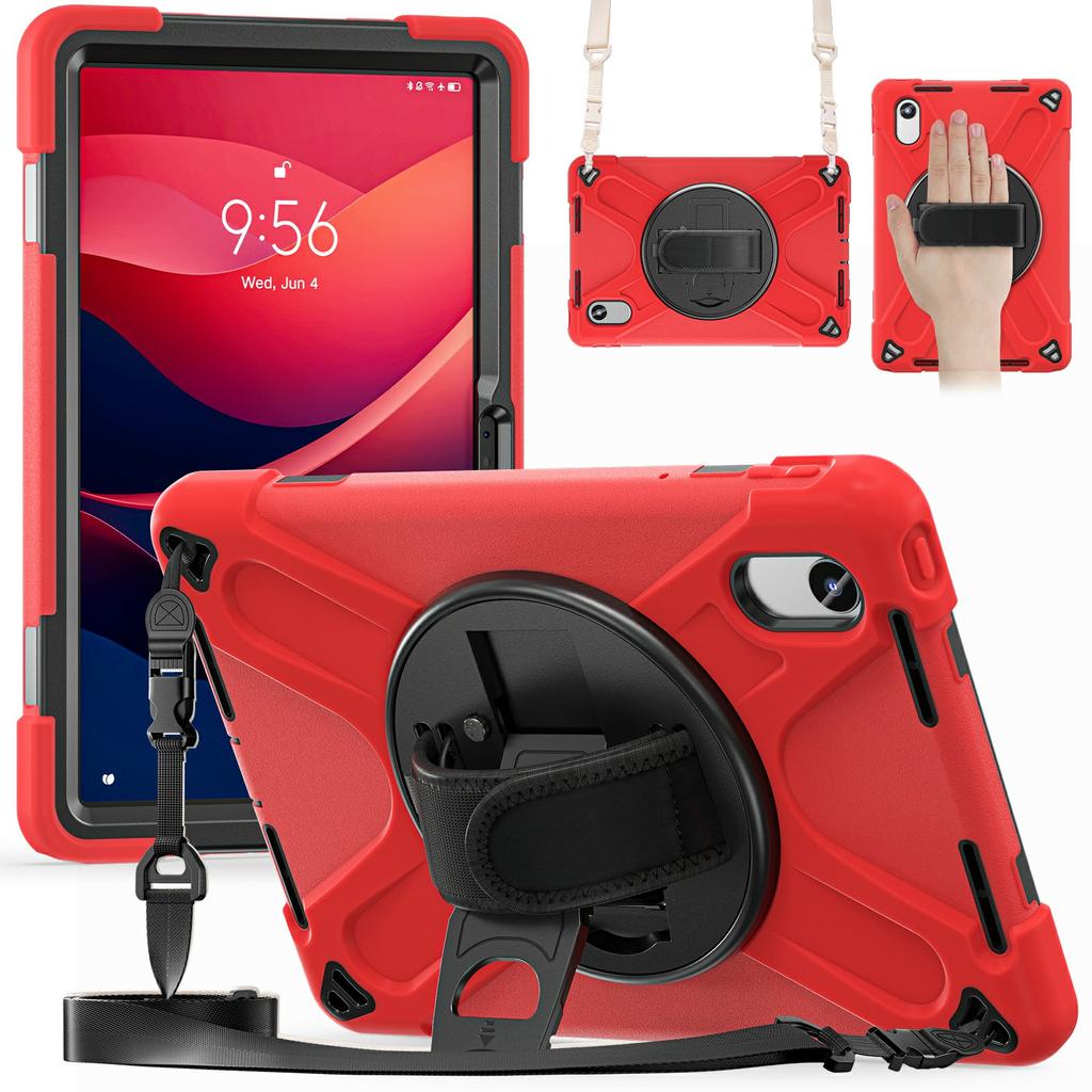 Чехол-подставка для Lenovo Pad 11 2025 TB-335FC/2024/Tab K11 Gen 2 TB336/Idea Tab/K11 TB-330XU/P11 Gen 2/M11 TB-330FU 331FC/Zhaoyang K10 с ремешком