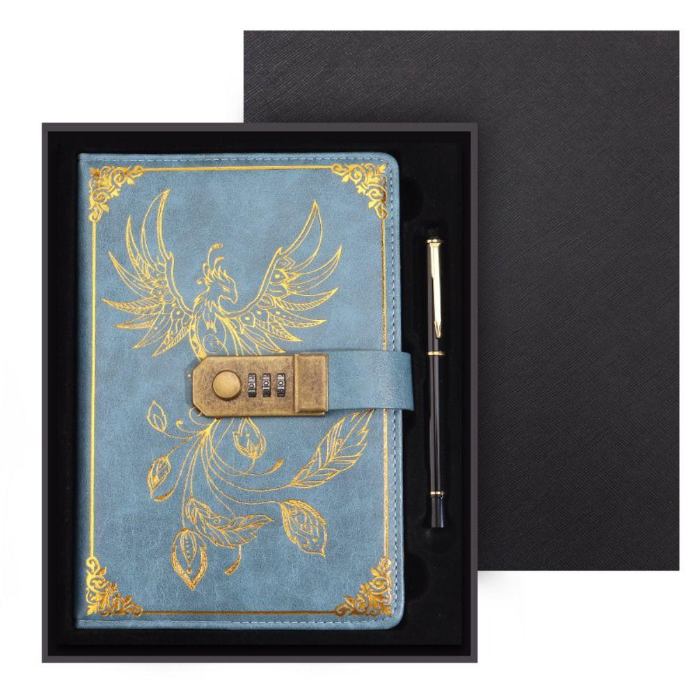 Дневник Книга А5 Блокнот с Замком Защита Секретов Журнал Путешественников Пароль Блокнот Письмо