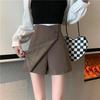 Women's Spring/Autumn Casual Skirt with Shorts, All-Match Slim Fit, Irregular Wide-Leg Style