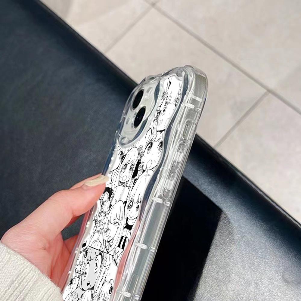 Ae98 SPY×FAMILY Anime Art Защитные чехлы для телефонов для Samsung S23 S24 Ultra A55 A14 A25 A13 Infinix Hot 40 Pro Tecno Spark 20C Wave Задняя крышка из ТПУ