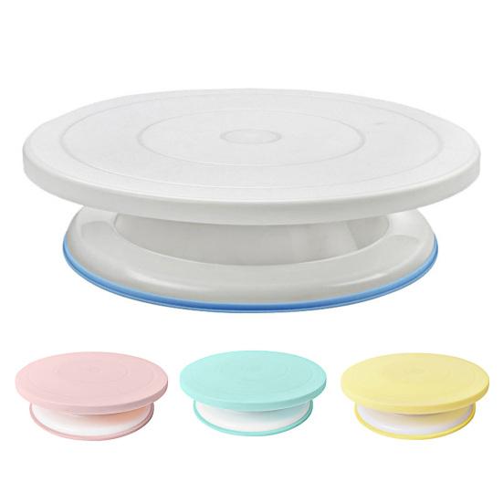 Cake Stand 11 Inch Rotating Cake Turntable Smooth 360 Degree Rotation Cake Decoration