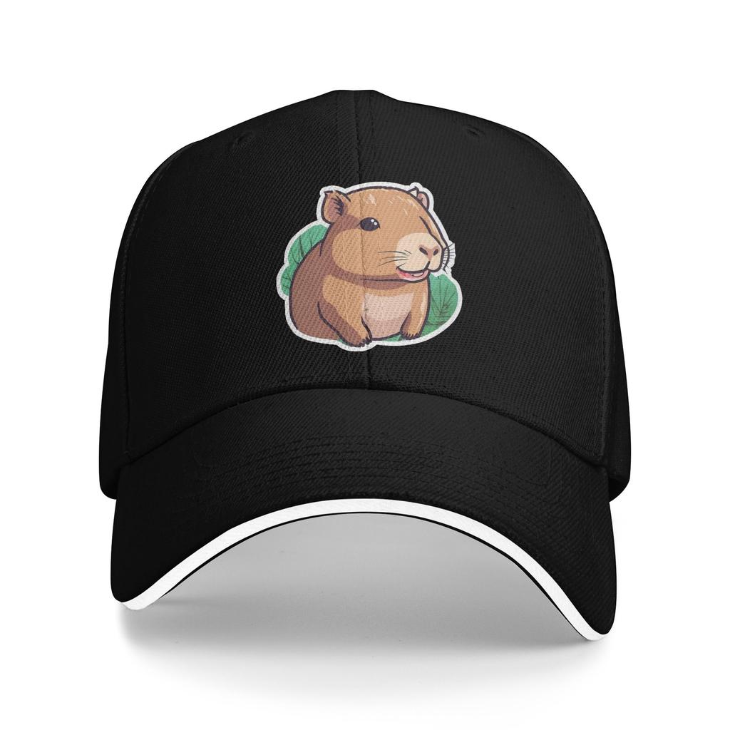 Capybara Casual Baseball Cap Summer Trucker Hat Sun Outdoor Gym Snapback Cap Unisex Men Fashion Baseball Caps