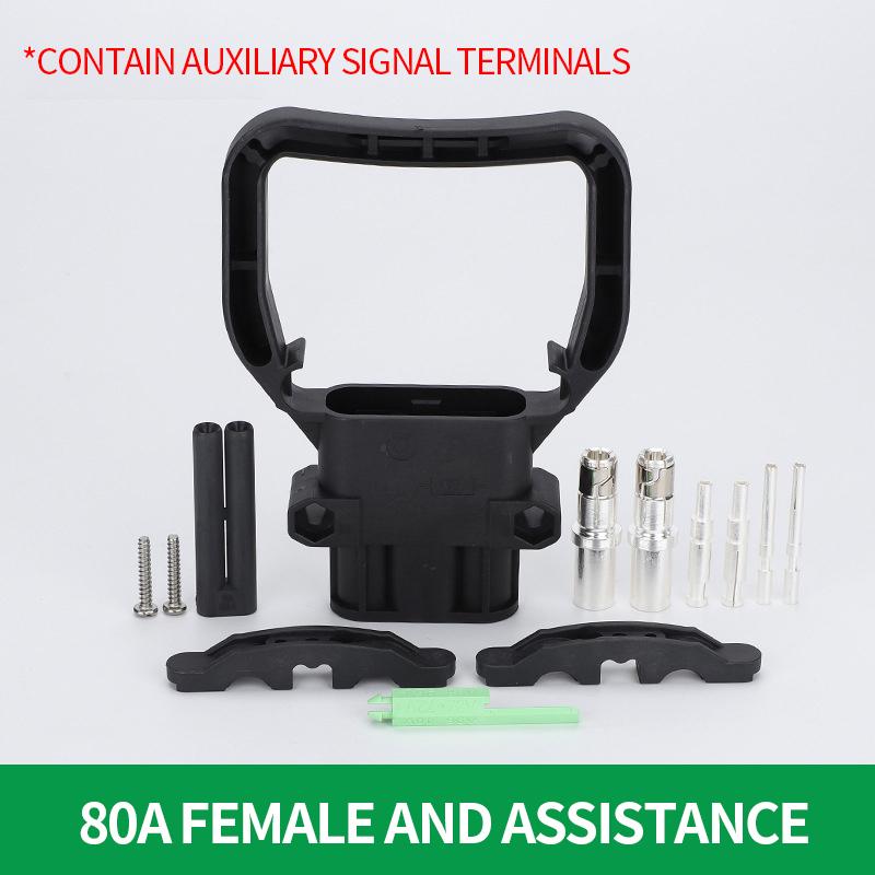 1/5/20Sets REMA Type Forklift Male And Female Plug 80a160a320a High Current Battery Battery Charging Connector