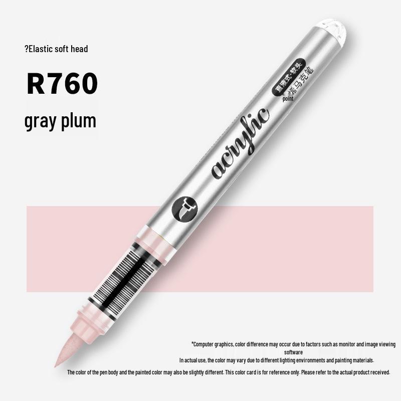 60-Color Soft Tip Acrylic Markers, Opaque & Layerable for Art Students, Watercolor Pens