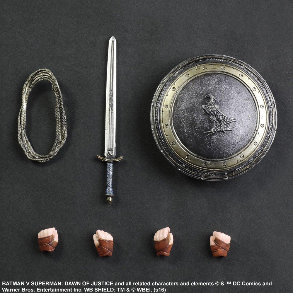 PLAY ARTS Kai Batman v Dawn of Justice Wonder Woman ПВХ окрашенная подвижная фигурка Супермен