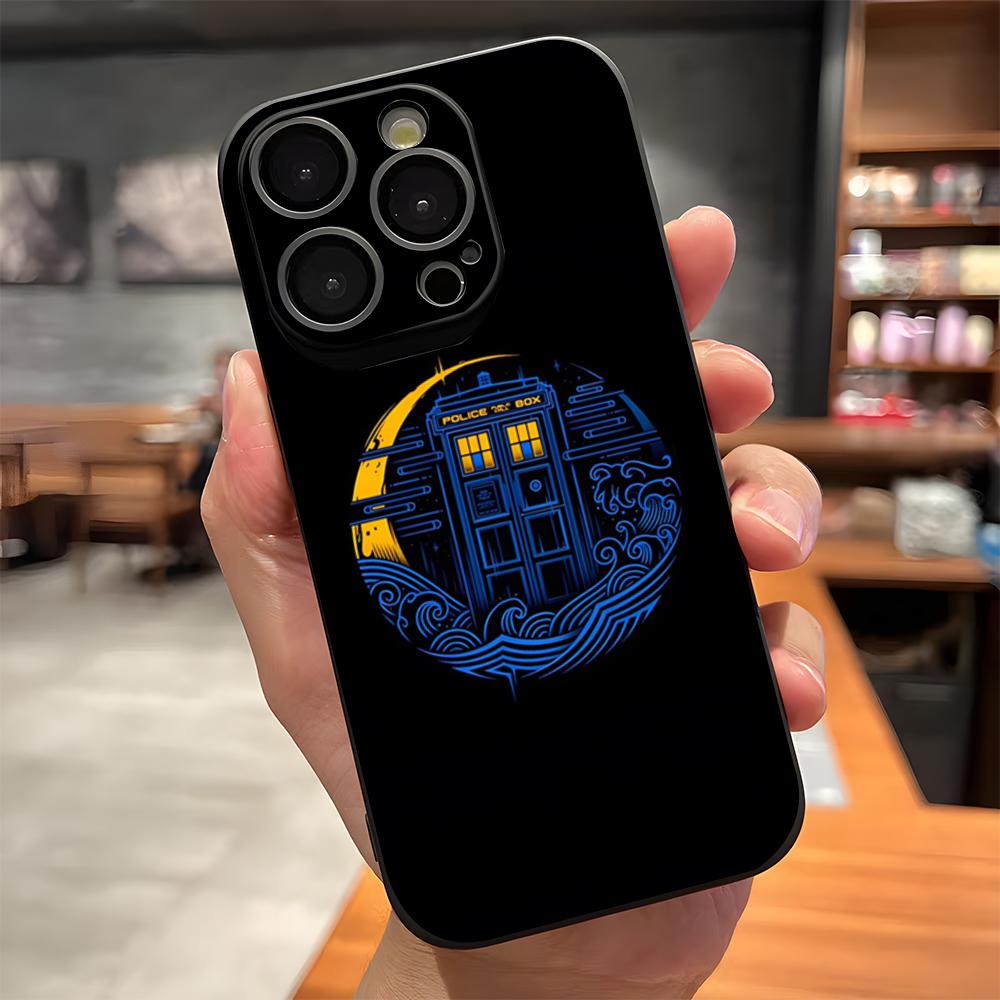 D-Doctor Who Phone Case For IPhone 17 Pro Max 15 Pro 16 14 Plus 12 13 Mini 11 Pro Shockproof Soft Cover