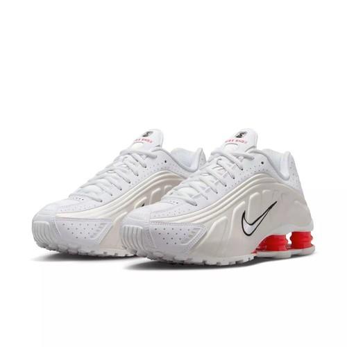 Nike WMNS Shox R4 Белый Фантом Пикантный Красный AR3565-103 Женский Размер