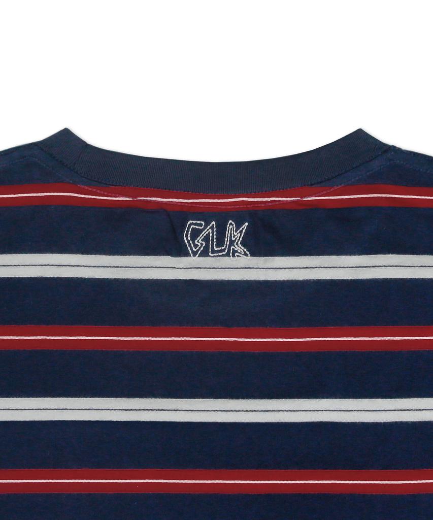 GLACK Gt141 Multi-Stripe Pocket T-Shirt (Navy)
