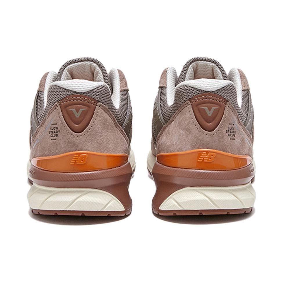 Slow Steady Club x New Balance 990v5 Сделано в США Коричневые Мужские Кроссовки M990SC5