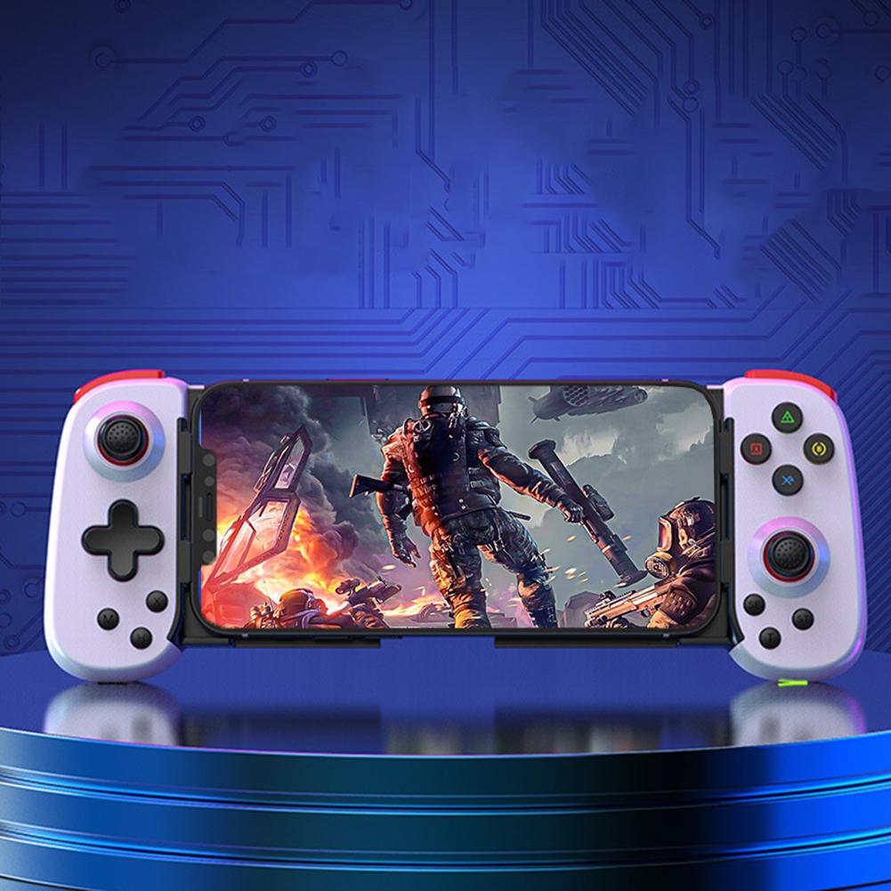 Выдвижной игровой джойстик BT Dual Vibration Wireless Растягивающийся геймпад Игровая консоль Беспроводная ручка для Android/iPhone