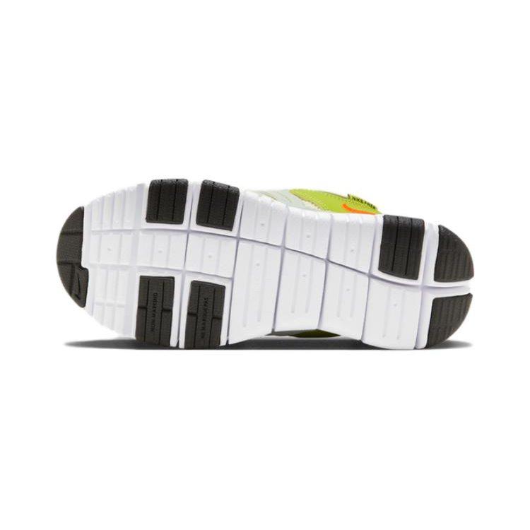 Nike Dynamo Free PS Амортизация Caterpillar Низкие Детские Повседневные Кроссовки Серебристо-Зеленые Дошкольные FN3690-180
