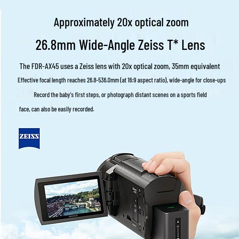 Sony FDR-AX45A 4K Handycam Camcorder (CN version)