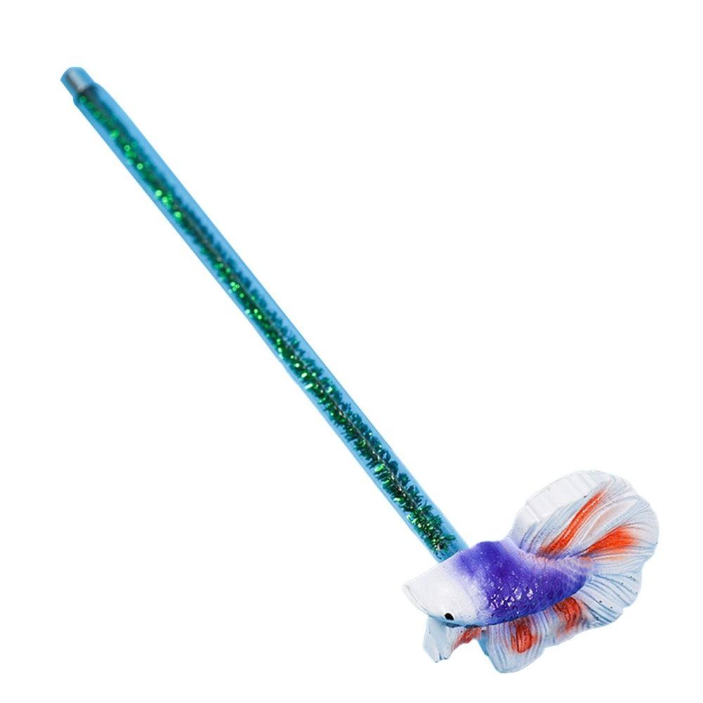 Plaything Simulation Betta Stick Interactive Fish Training Stick Aquariums Wand Tank Decoration
