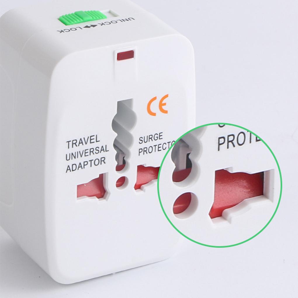 ABS Дорожная вилка-зарядное устройство Портативная сменная электрическая 4 в 1 Переключатель-слайдер Дорожный преобразователь питания с сумкой для хранения