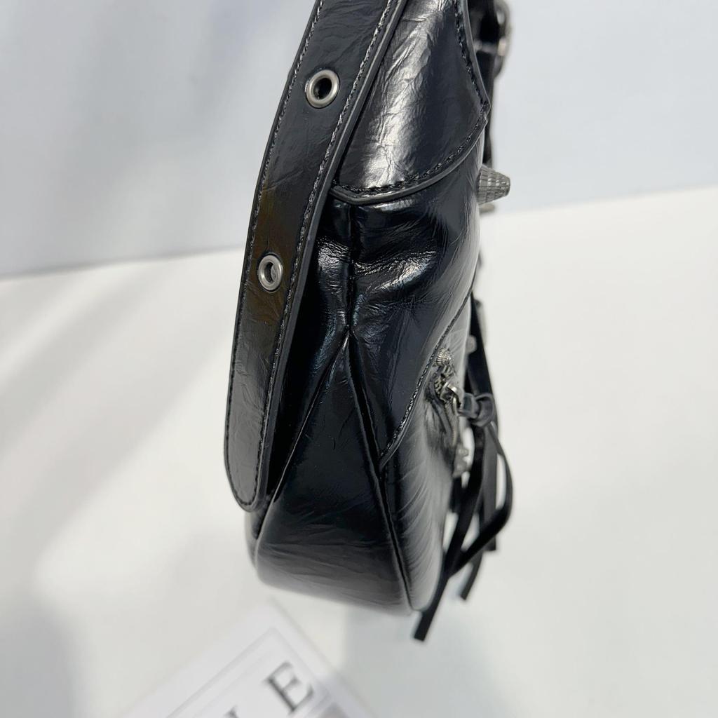 Женская сумка-мессенджер через плечо и подмышки из вощеной кожи для мотоциклистов высокого качества, вместительная