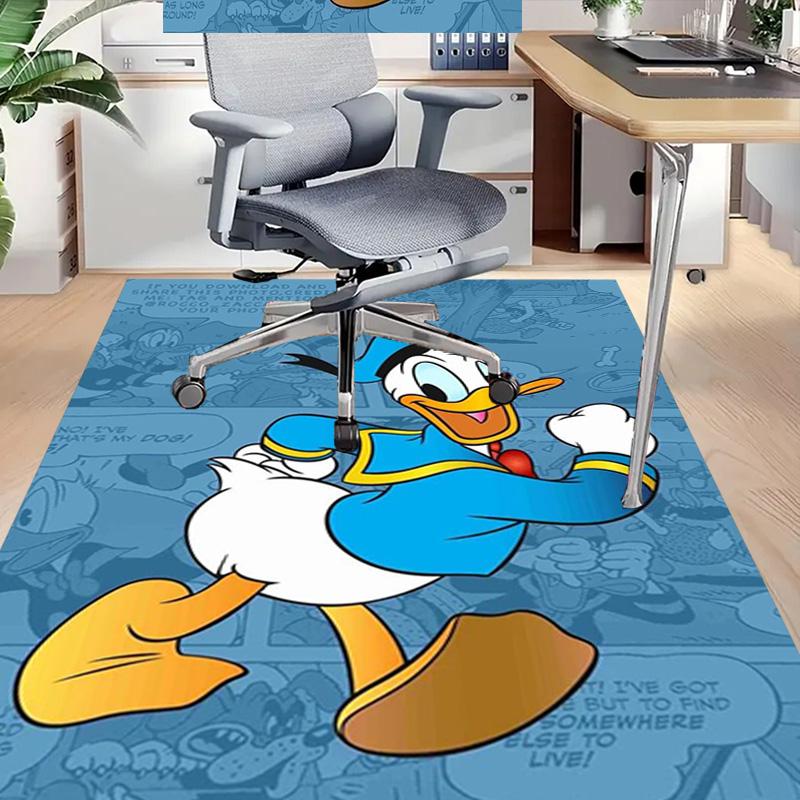 Donald Duck Comic Strip Carpet For Playroom Bedroom Living Room Sofa Home Decorkids Game Area Rug Nonslip Floor Mat