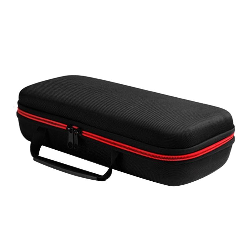 Microphone Travel Storage Bag, Double Mic Protective Storage Box Shockproof Carry Case with Nonslip Rings Sponge Cover