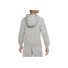 Nike Куртка с капюшоном и длинными рукавами с вышитыми буквами, детские куртки, серая FD3017-063