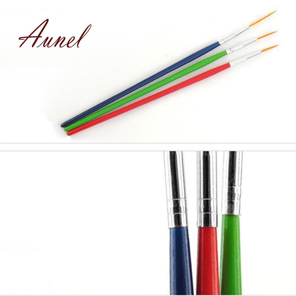 Vogue 3 шт./компл., тонкий лайнер для дизайна ногтей, декор, живопись, рисунок, кисть для ручки «сделай сам»