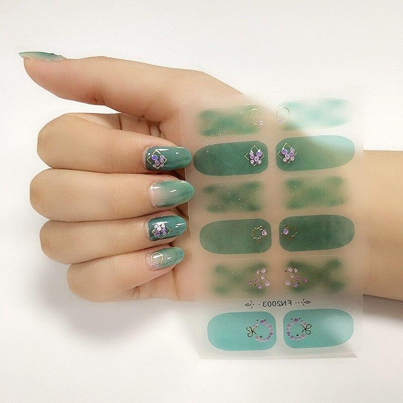Наклейки для ногтей, бронзирующие, модные, с полным покрытием, наклейки для ногтей, маникюрные летние простые наклейки для ногтей, аксессуары для искусства, сделай сам, инструмент