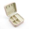 Jewelry Storage Box Portable Home Travel Earrings Necklace Storage Case For Women Ring Organizer PU Leather Display Case