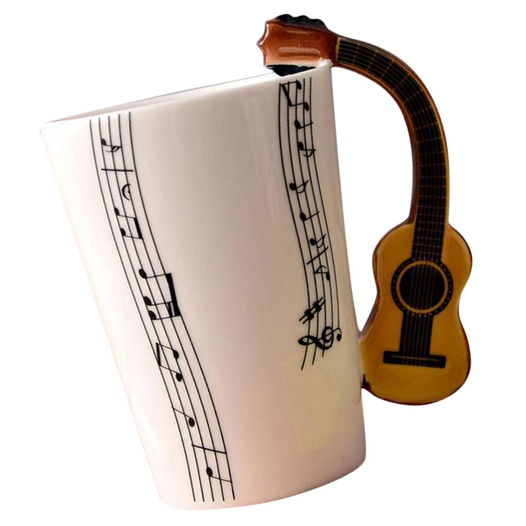 Керамическая чашка кружка для кофе кружка для инструментов креативный подарок черная гитара ARI