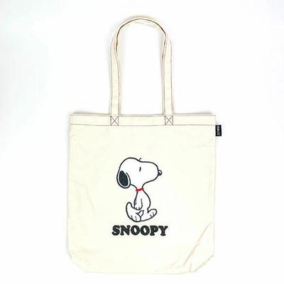 Квадратная большая сумка-тоут Snoopy Sagara Белая сумка-сумка