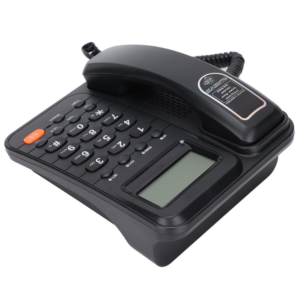 KXT2029CID Corded Phone Wired Landline Phone with Answering System LCD Display for Home Hotel Office(Black )
