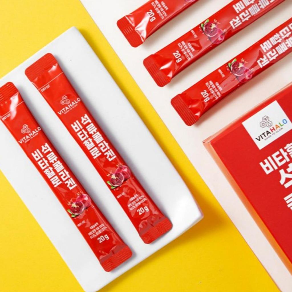 VITAHALO Коллагеновый желе-стик с гранатом 20 г X 30 стиков