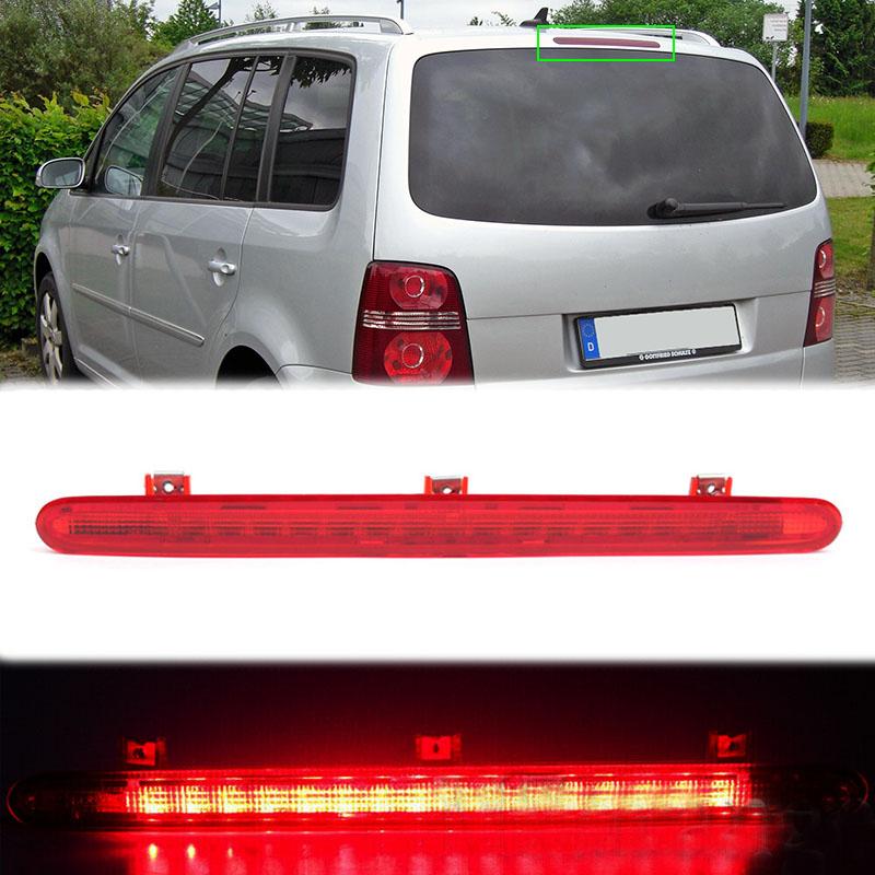 12V LED Car Rear Center Third Brake Light For Volkswagen VW Touran 1T 2003-2007 2008 2009 2010 High Mount Stop Signal Lamp Parts