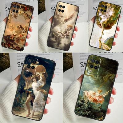 Чехол с художественной краской в стиле Ренессанс для OPPO A54 A74 A94 A98 A78 A79 A16 A76 A96 A5 A9 A17 A77 A15 A52 A72 A53 A57S, чехол