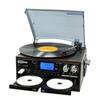 WINTECH Double CD with Speaker Writing Player Brown X Black W325xD293xH207mm (CD Compatible) Multi-audio KRP-309MCWS