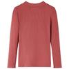 Kids' Long-sleeved T-shirt with Mock Turtleneck, 2 Colors and 5 Sizes Available