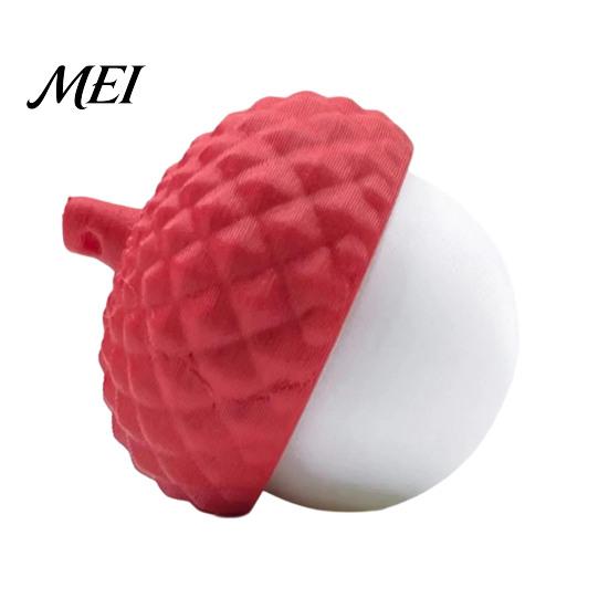 Stress Relief Toys Litchi Squeezable Ball, 3D Printed Sensory Fidget Toy, with Handheld Decompression Realistic Texture, Soft Ornament, for