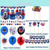 Украшения для дня рождения Poppy Playtime Huggy Wuggy Премиум набор воздушных шаров и топперов для торта