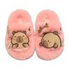 Animal Capibara Plush  Slippers Kawaii Winter Home Shoes Children Warm Capybara Slippers  Girls