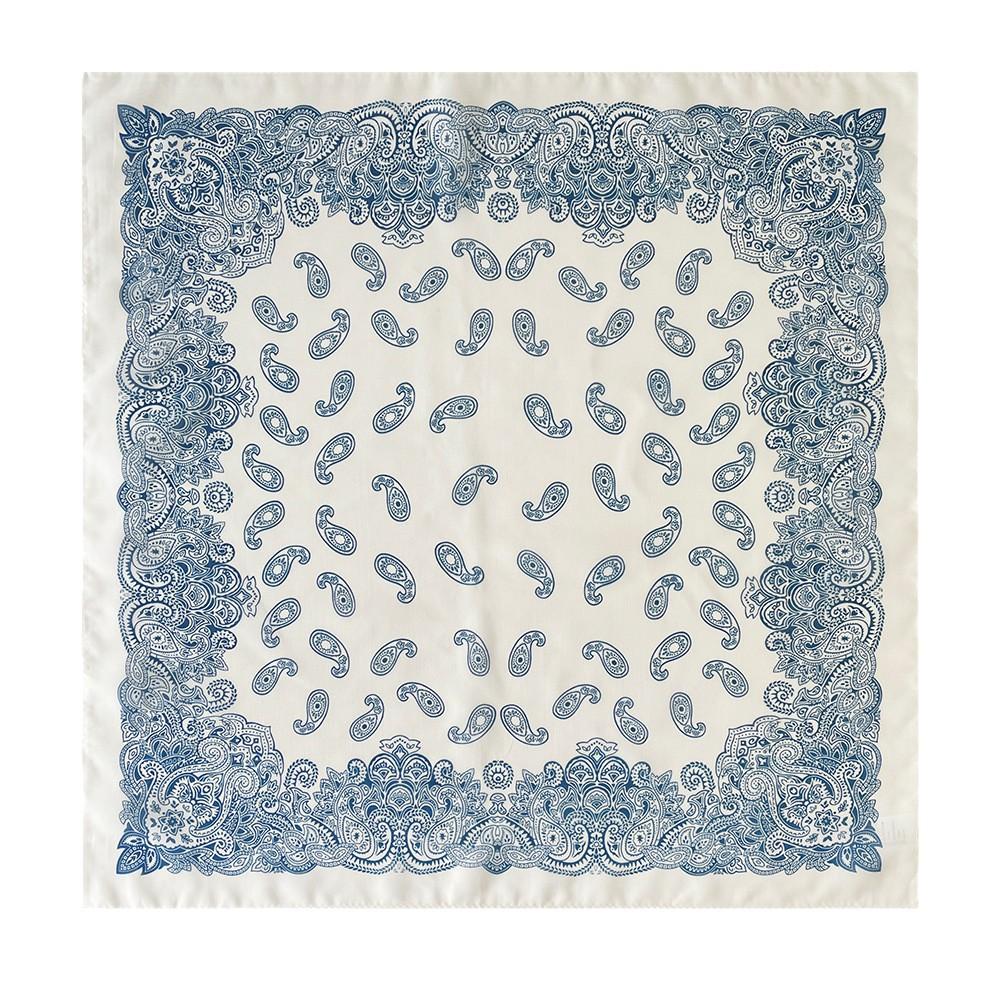 Oil Painting Retro Literary Silk Scarf Cotton Square Scarf Versatile Cashew Nut Silk Scarf 70 Square Scarf Elegant Decorative Waist Seal Belt Scarf