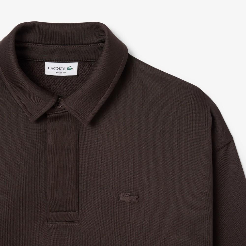 Lacoste Мужская толстовка с воротником на скрытой планке SH5887-55NSKB