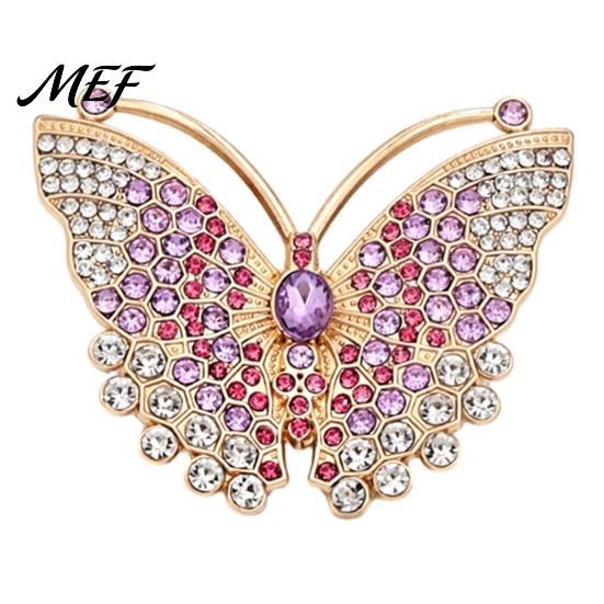 Butterfly Brooch Jewelry Rhinestone for Women, Vintage Insect Lapel Pin, Women Decorative Pin Accessory Clothes Scarf Shawl Dress Bag Clothing