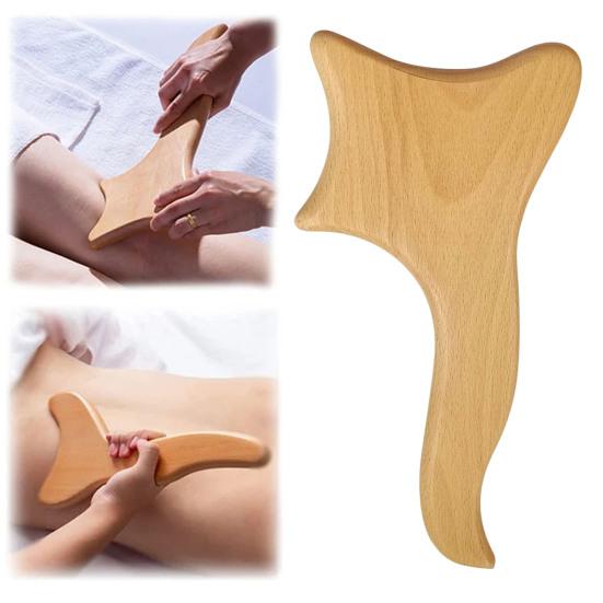 Деревянный терапевтический массажный инструмент, удобно держать, универсальное использование, снятие мышечного напряжения, удаление целлюлита, инструмент для моделирования тела