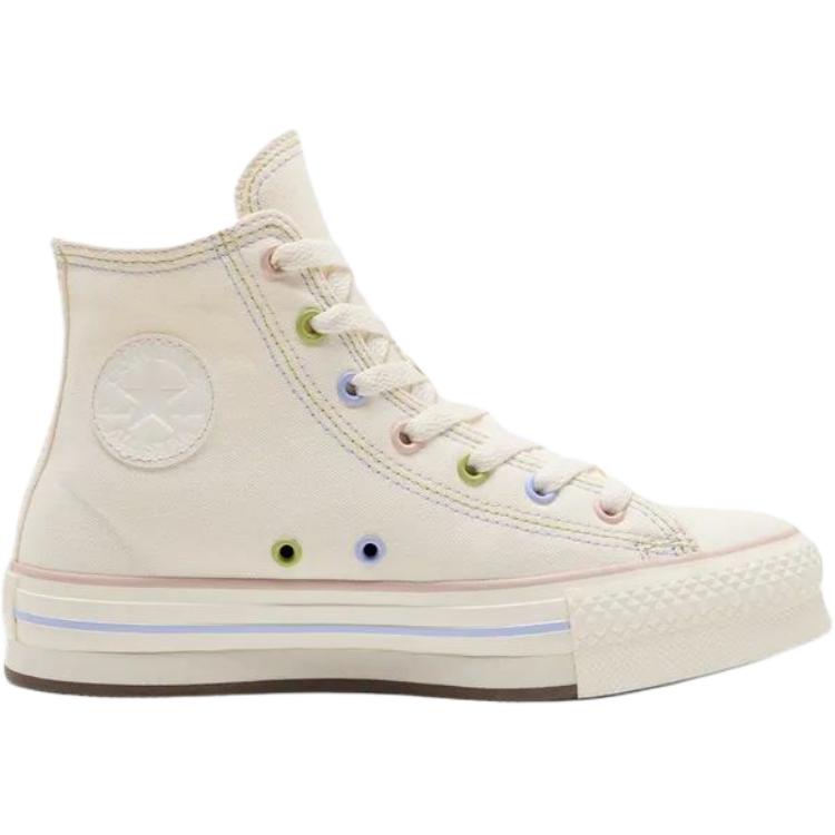 Converse Кеды All Star на платформе из ЭВА, удобная посадка, высокие, холщовые, унисекс, бежевые A17936C