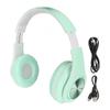 Bluetooth Headset Noise Reduction Foldable Over Ear Wireless Headphone with Colorful Light for